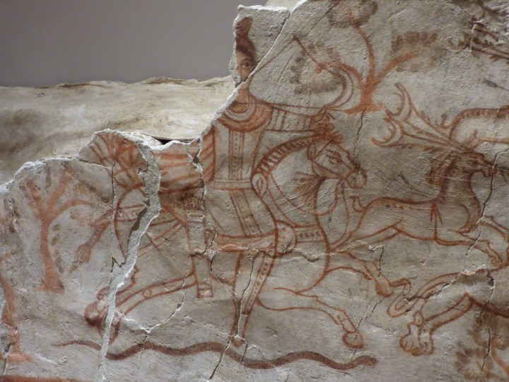 Hunting fresco, Dura Europos