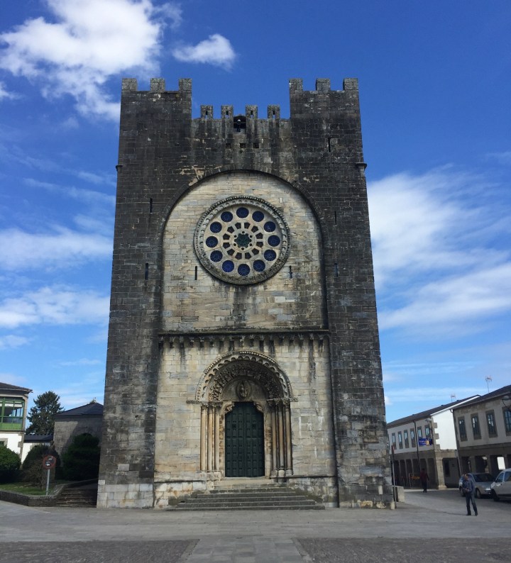 The church of San Xoán in Portomarin.