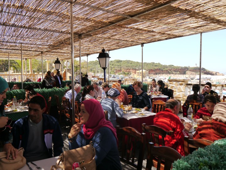 Much deserved lunch at Tipasa